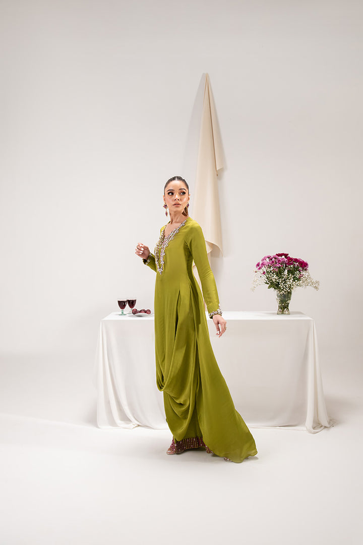 Maria Osama Khan | Tiffany Formals | Peridot - House Of Hania
