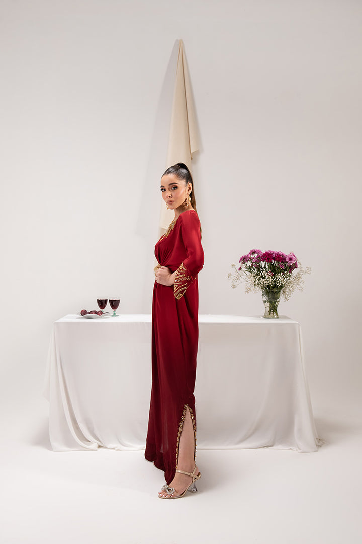 Maria Osama Khan | Tiffany Formals | Ruby - House Of Hania