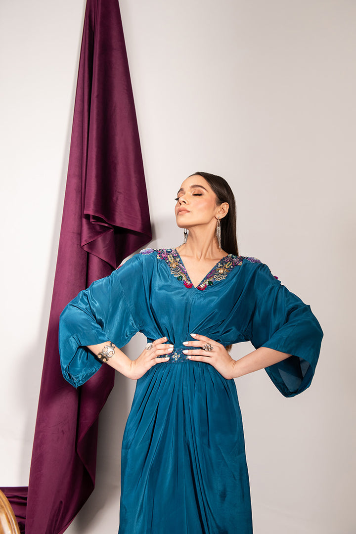 Maria Osama Khan | Tiffany Formals | Sapphire - House Of Hania