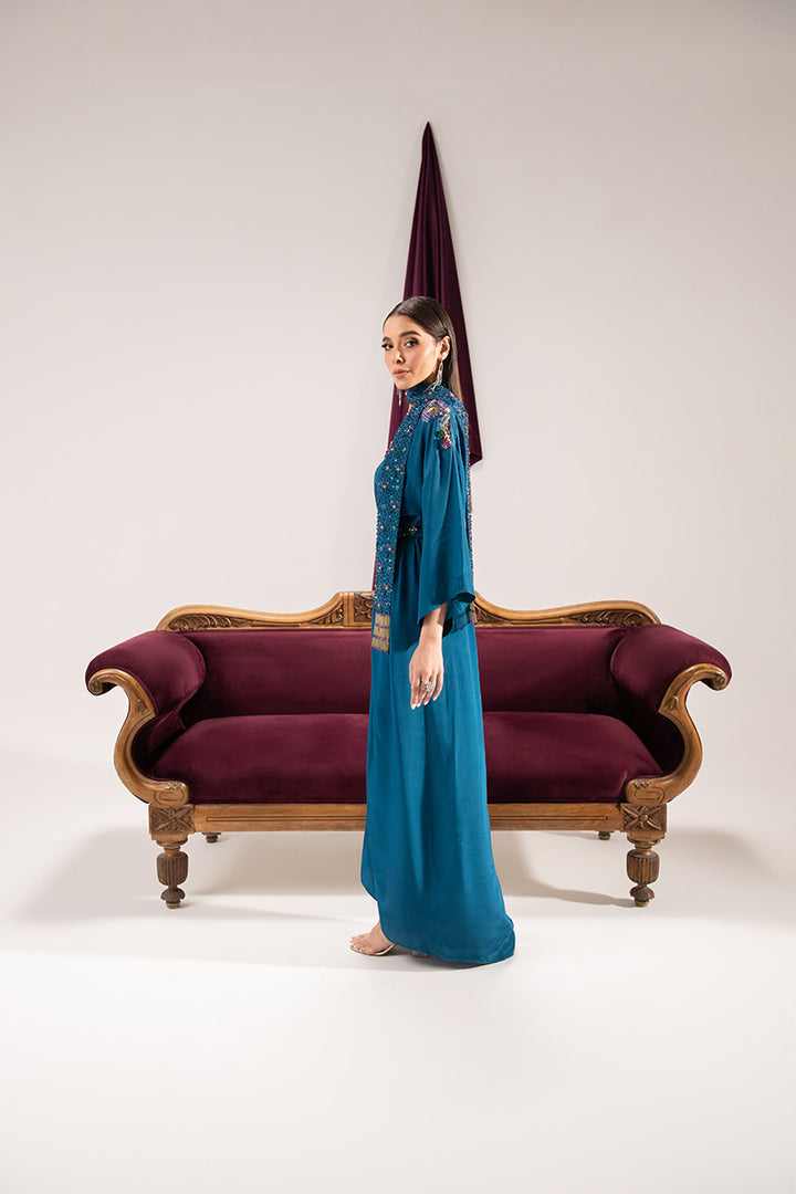 Maria Osama Khan | Tiffany Formals | Sapphire - House Of Hania