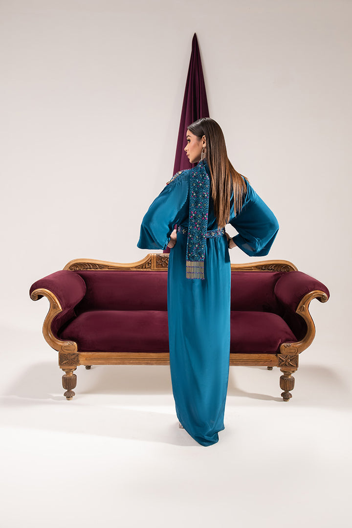 Maria Osama Khan | Tiffany Formals | Sapphire - House Of Hania