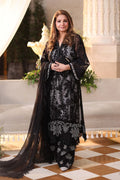 Maria b | Chiffon Formals 26 | MPC-26-101-Black - House Of Hania