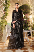 Maria b | Chiffon Formals 26 | MPC-26-101-Black - House Of Hania