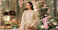 Maria b | Chiffon Formals 26 | MPC-26-103-Olive Gold - House Of Hania