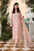 Maria b | Chiffon Formals 26 | MPC-26-104-Peach Pink - House Of Hania