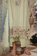 Maria b | Chiffon Formals 26 | MPC-26-105-Pistachio Green - House Of Hania