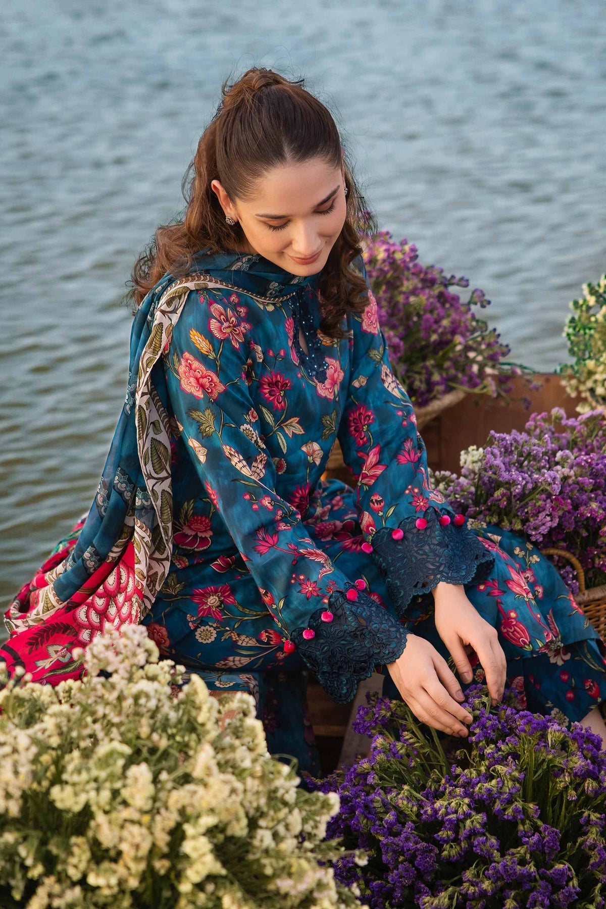 Maria b | M Basics Lawn | 402-A - House Of Hania