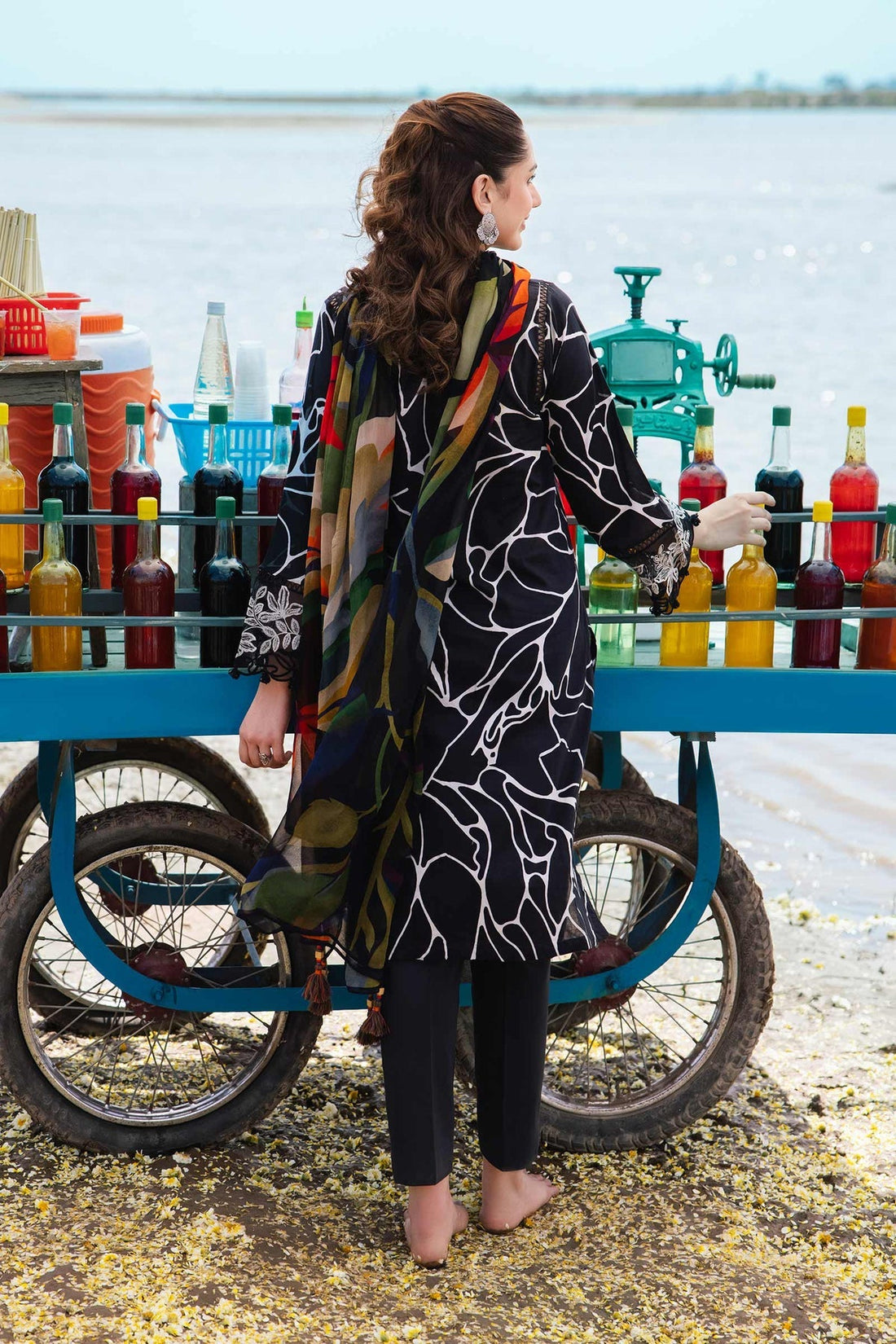 Maria b | M Basics Lawn | 404-B - House Of Hania