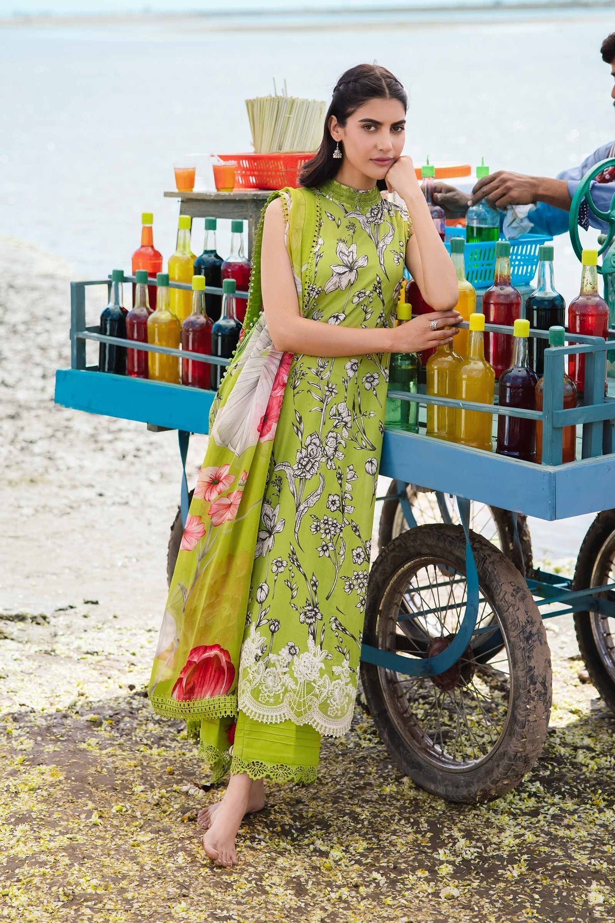 Maria b | M Basics Lawn | 405-B - House Of Hania