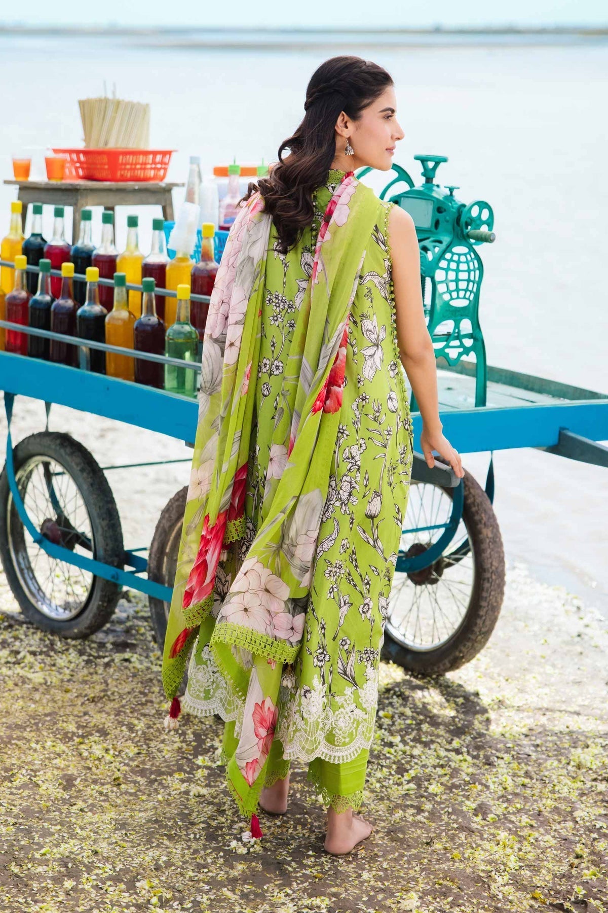 Maria b | M Basics Lawn | 405-B - House Of Hania