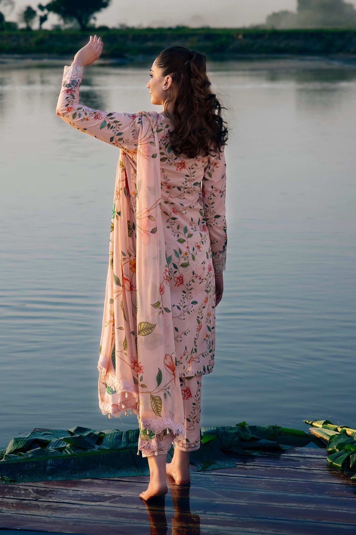 Maria b | M Basics Lawn | 406-A - House Of Hania