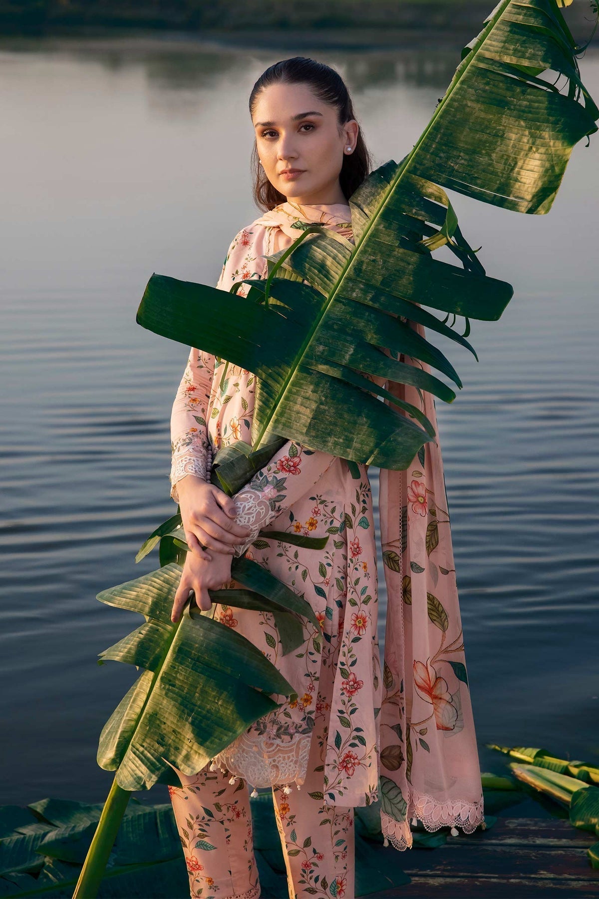 Maria b | M Basics Lawn | 406-A - House Of Hania