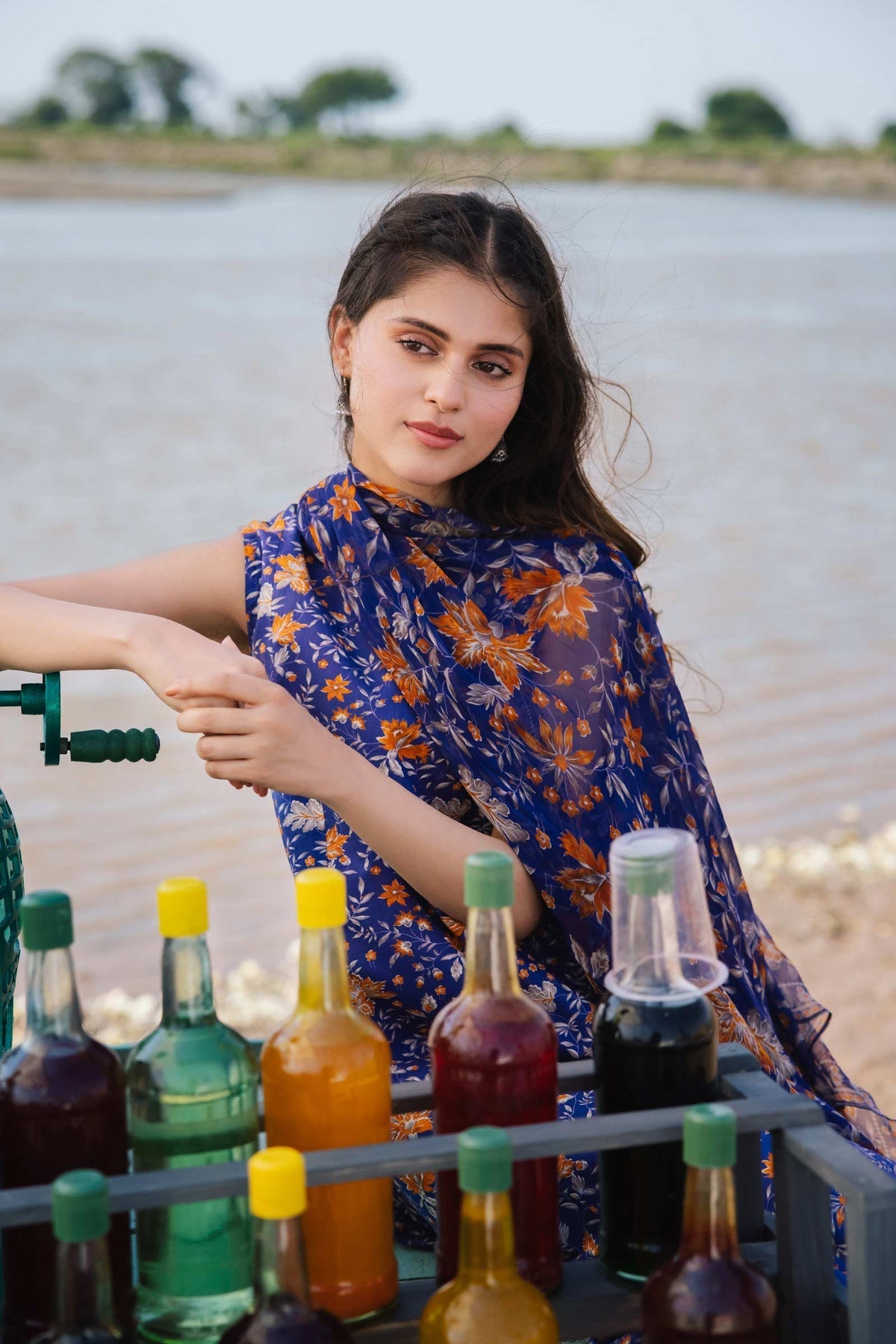 Maria b | M Basics Lawn | 409-B - House Of Hania