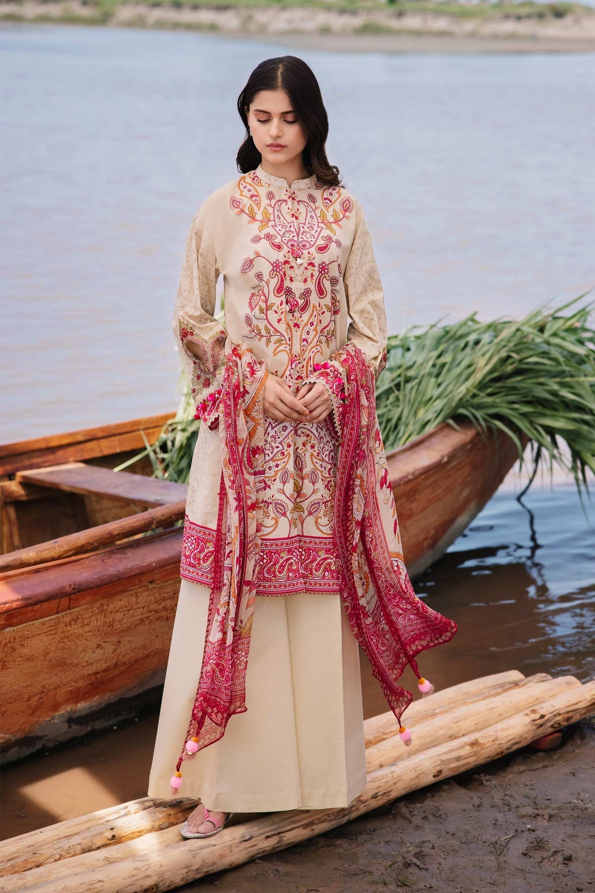 Maria b | M Basics Lawn | 410-B - House Of Hania