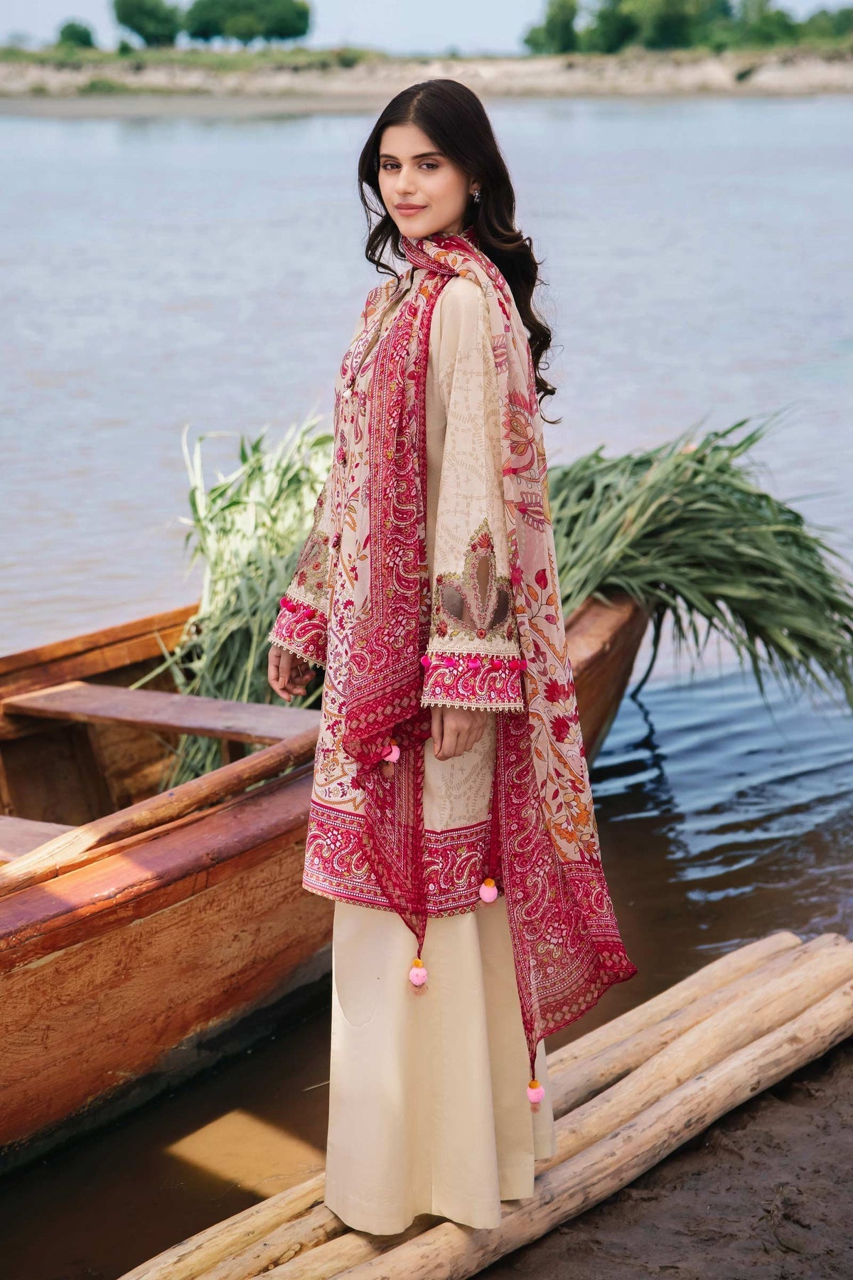 Maria b | M Basics Lawn | 410-B - House Of Hania