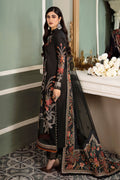 Mariab Luxury Sateen Collection 2022 - Lawn - Black D5 - TC-306 - House Of Hania