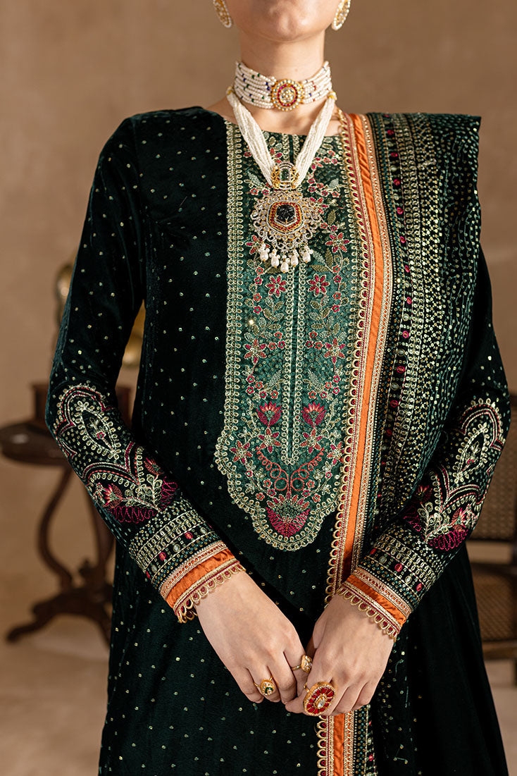 Marjjan | De Rose Velvet | MRV-07 (GREEN) - House Of Hania