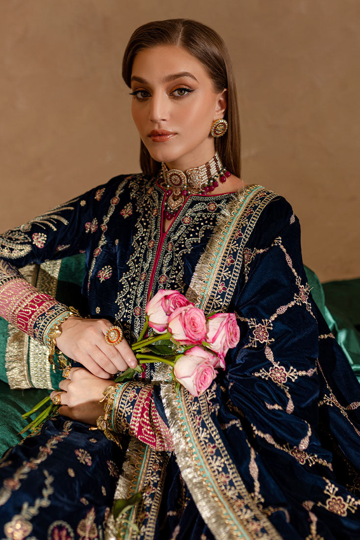Marjjan | De Rose Velvet | MRV-10 (BLUE) - House Of Hania