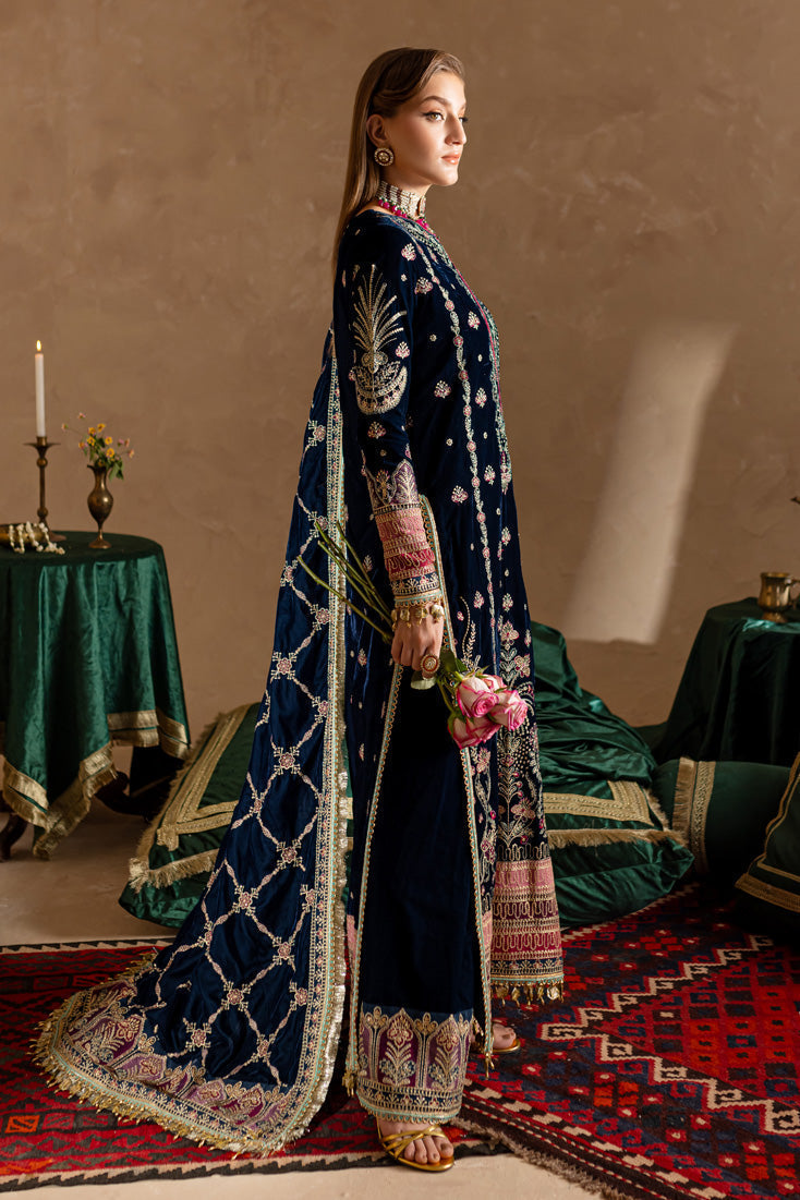 Marjjan | De Rose Velvet | MRV-10 (BLUE) - House Of Hania