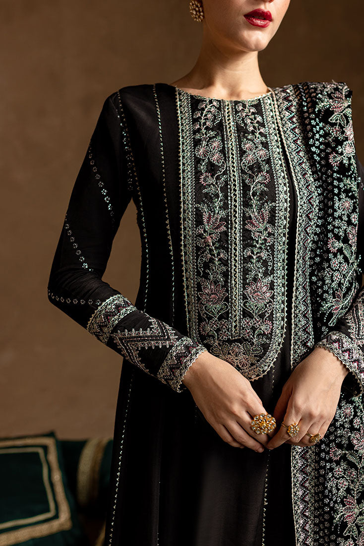 Marjjan | De Rose Velvet | MRV-14 (Black) - House Of Hania