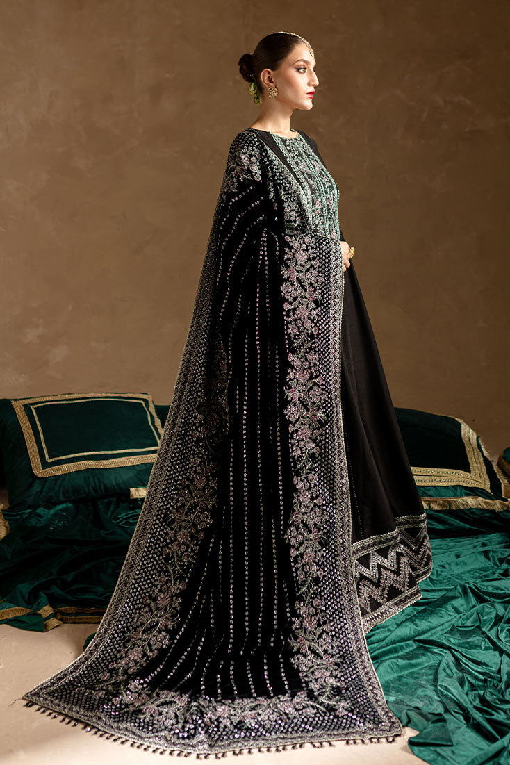 Marjjan | De Rose Velvet | MRV-14 (Black) - House Of Hania