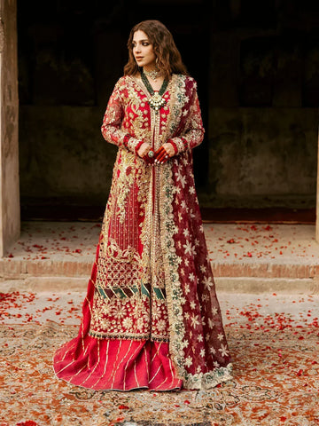 Maryam Hussain | Gulaab Wedding Formals 24 | Ishq - House Of Hania