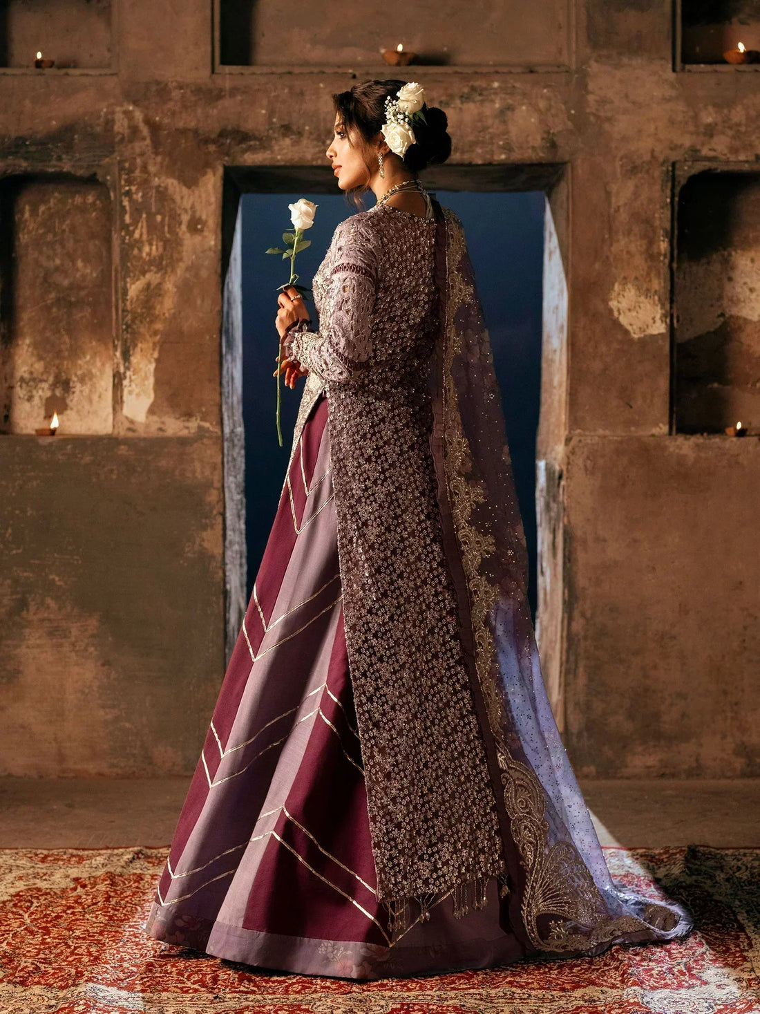 Maryam Hussain | Gulaab Wedding Formals 24 | JHIL MIL - House Of Hania