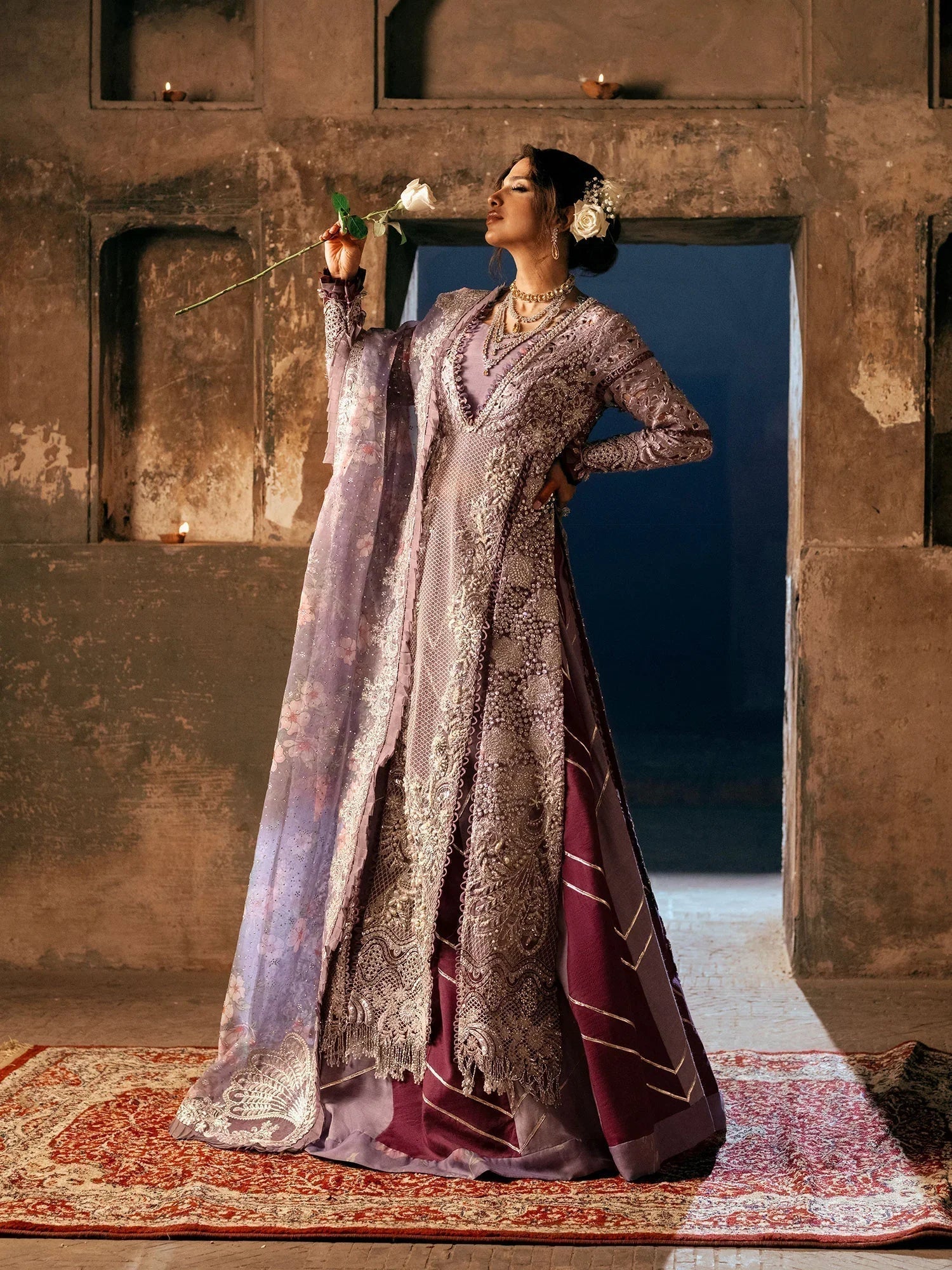 Maryam Hussain | Gulaab Wedding Formals 24 | JHIL MIL - House Of Hania