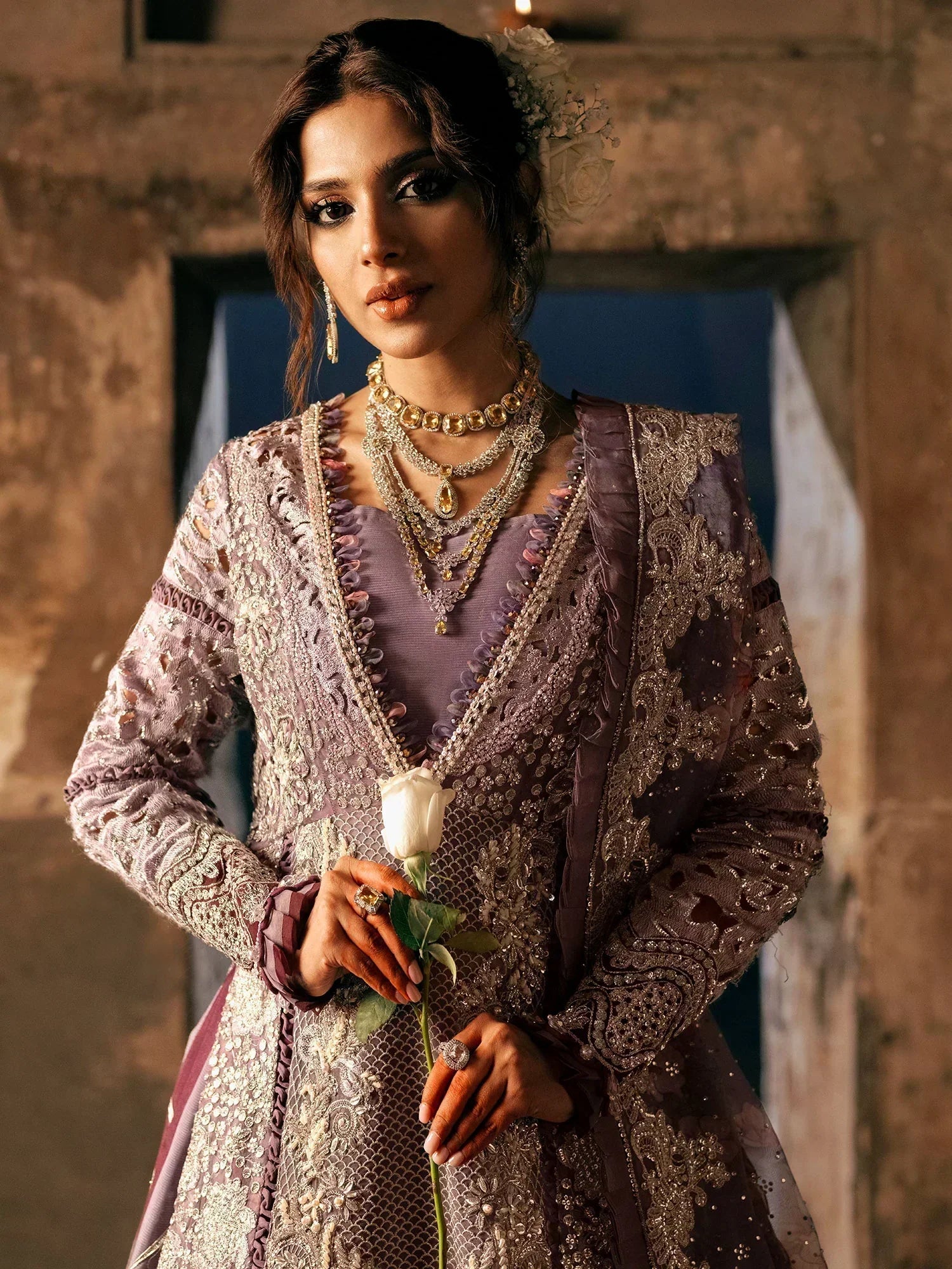 Maryam Hussain | Gulaab Wedding Formals 24 | JHIL MIL - House Of Hania