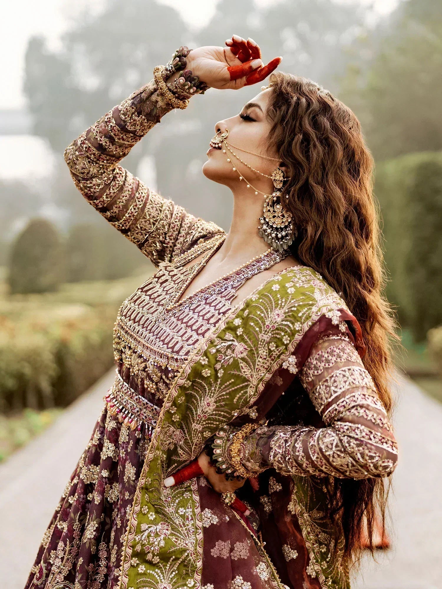 Maryam Hussain | Gulaab Wedding Formals 24 | Ronak - House Of Hania