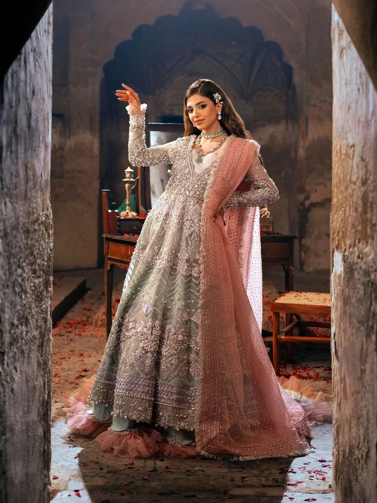 Maryam Hussain | Gulaab Wedding Formals 24 | Roshan - House Of Hania
