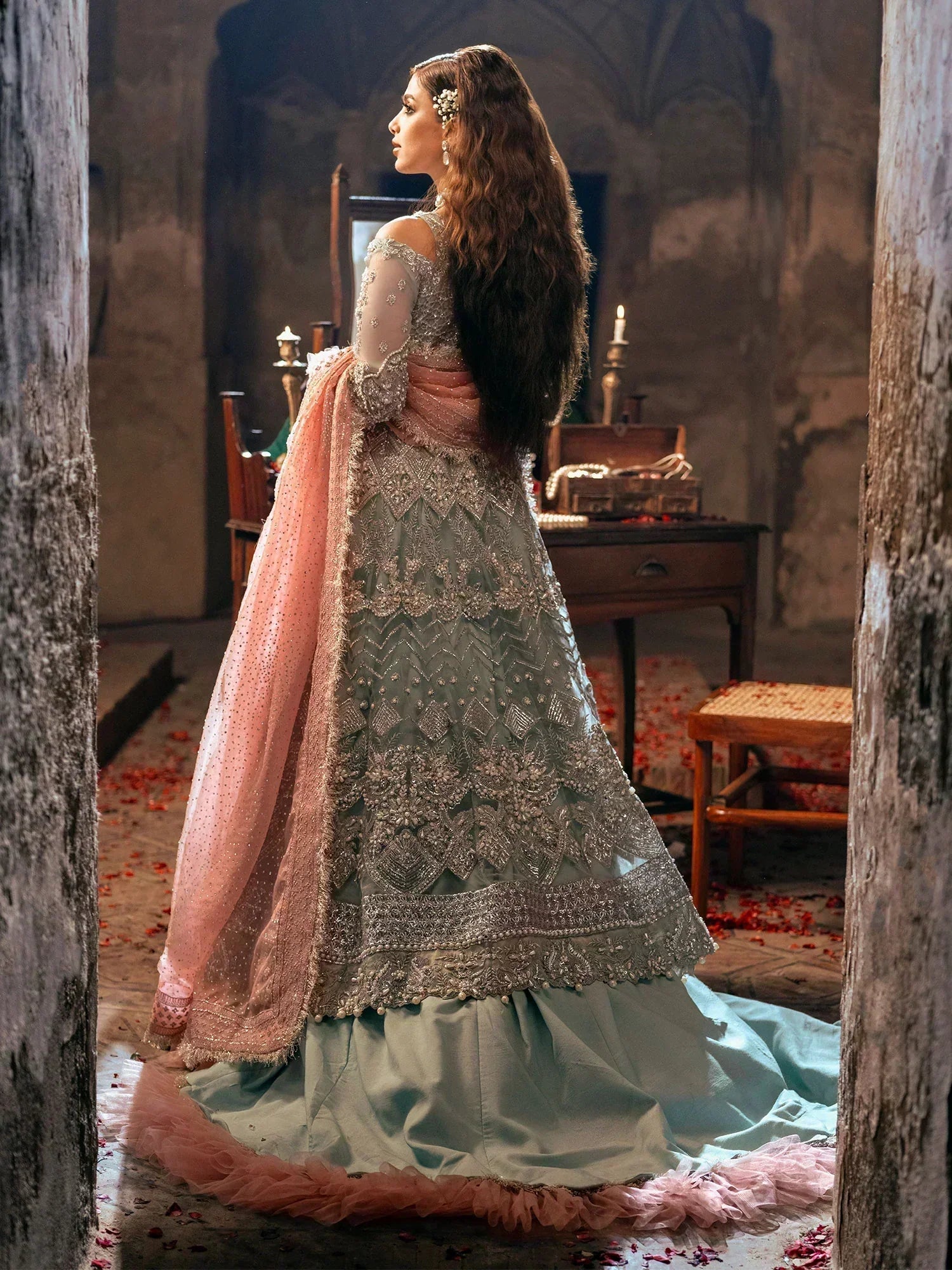 Maryam Hussain | Gulaab Wedding Formals 24 | Roshan - House Of Hania