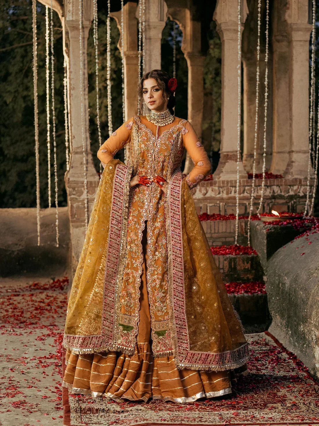 Maryam Hussain | Gulaab Wedding Formals 24 | Sandli - House Of Hania