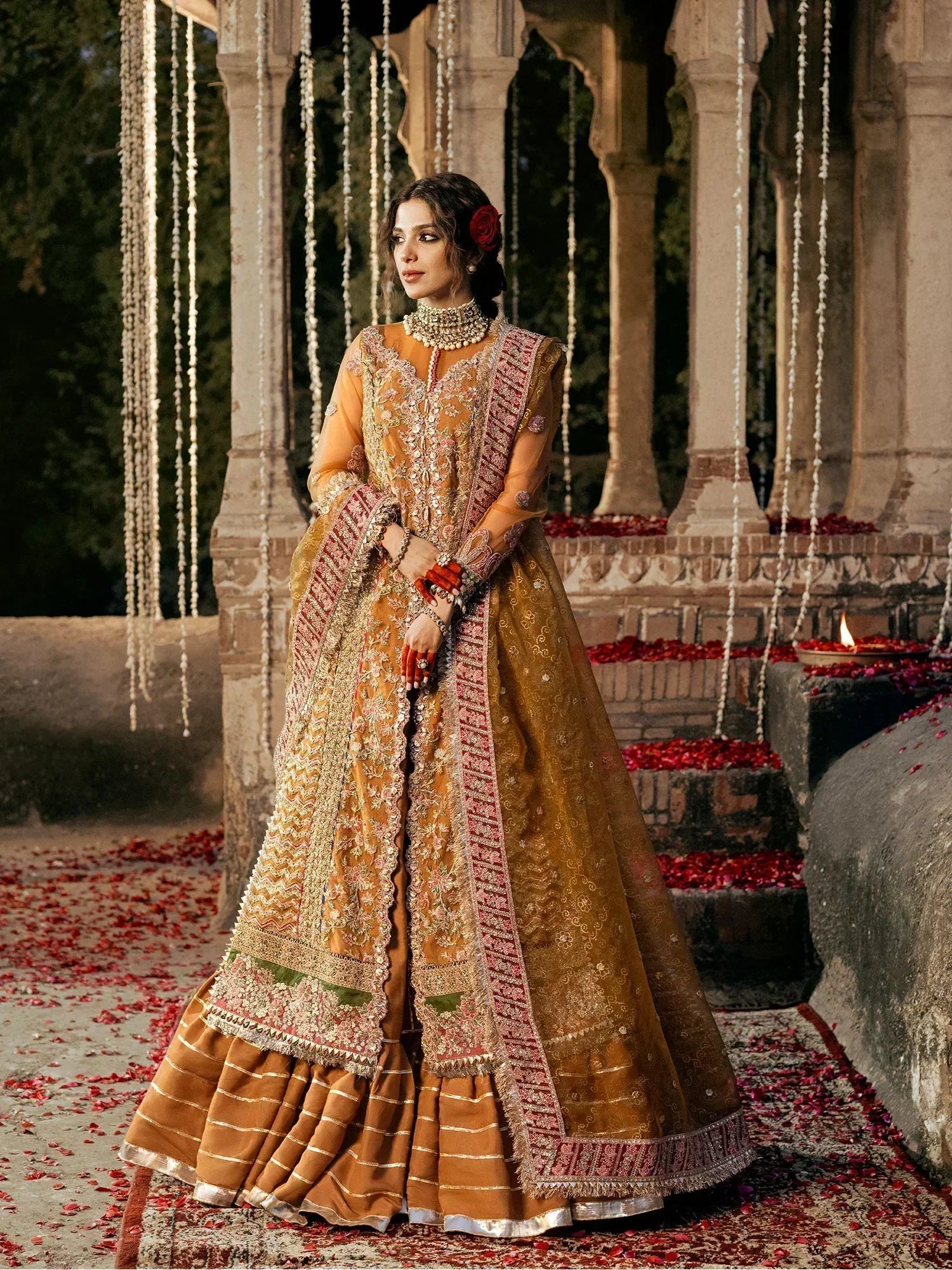 Maryam Hussain | Gulaab Wedding Formals 24 | Sandli - House Of Hania