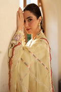 Maryam Hussain | Luxury Lawn 25 | Lemon Garden - House Of Hania