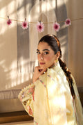 Maryam Hussain | Luxury Lawn 25 | Lemon Garden - House Of Hania