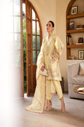 Maryam Hussain | Luxury Lawn 25 | Lemon Garden - House Of Hania