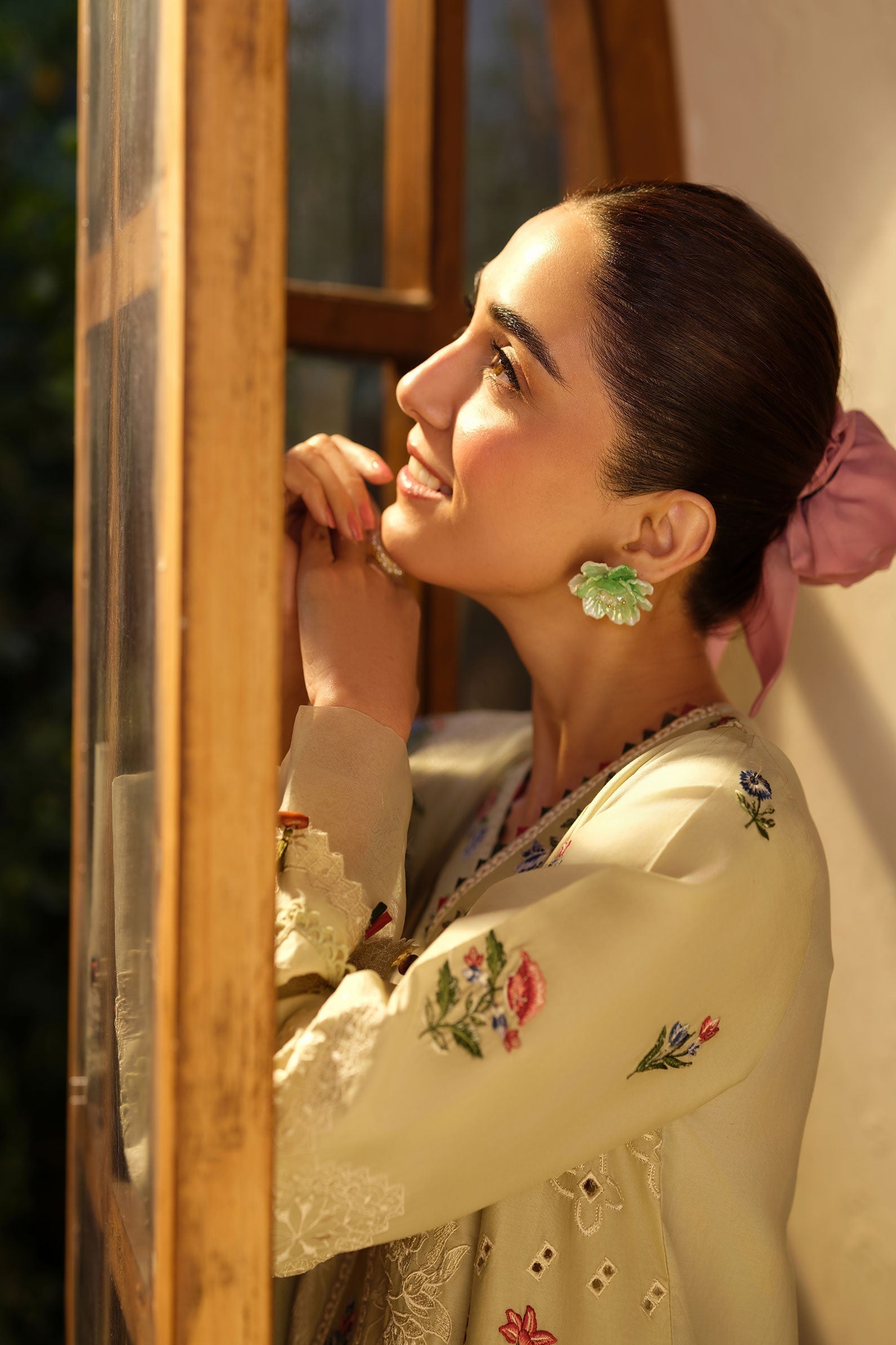 Maryam Hussain | Luxury Lawn 25 | Mint - House Of Hania