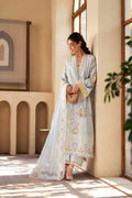 Maryam Hussain | Luxury Lawn 25 | Ocean - House Of Hania
