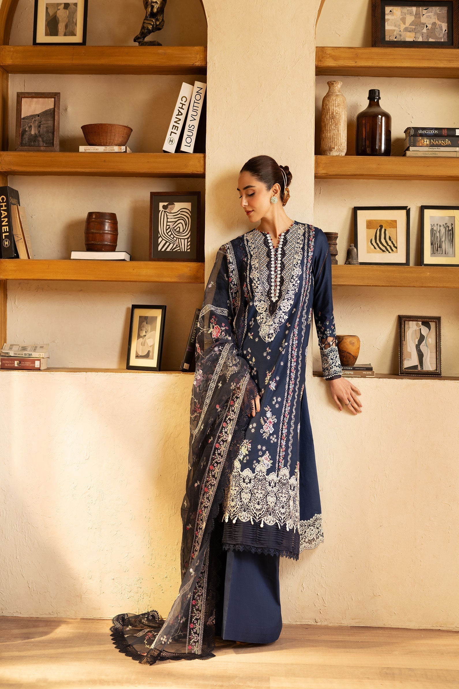 Maryam Hussain | Luxury Lawn 25 | Twilight - House Of Hania
