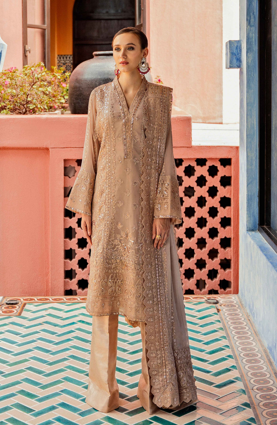 Maryum N Maria | Ariya Premium Chiffon | PIRE - FW-23512 - House Of Hania