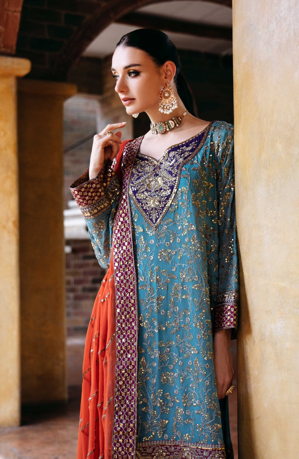 Maryum N Maria | Azal Formals | CHIFFON ADRIE - FS40015 - House Of Hania