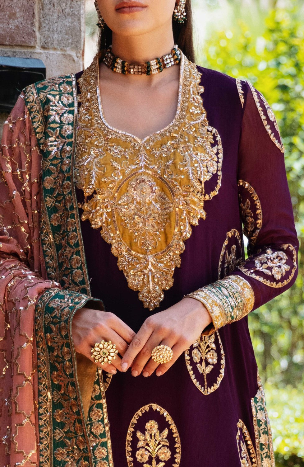 Maryum N Maria | Azal Formals | CHIFFON ALEID - FS40014 - House Of Hania