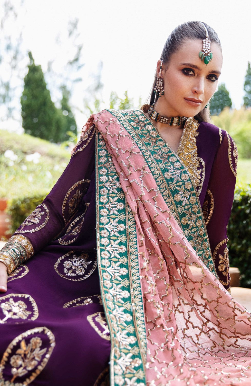 Maryum N Maria | Azal Formals | CHIFFON ALEID - FS40014 - House Of Hania