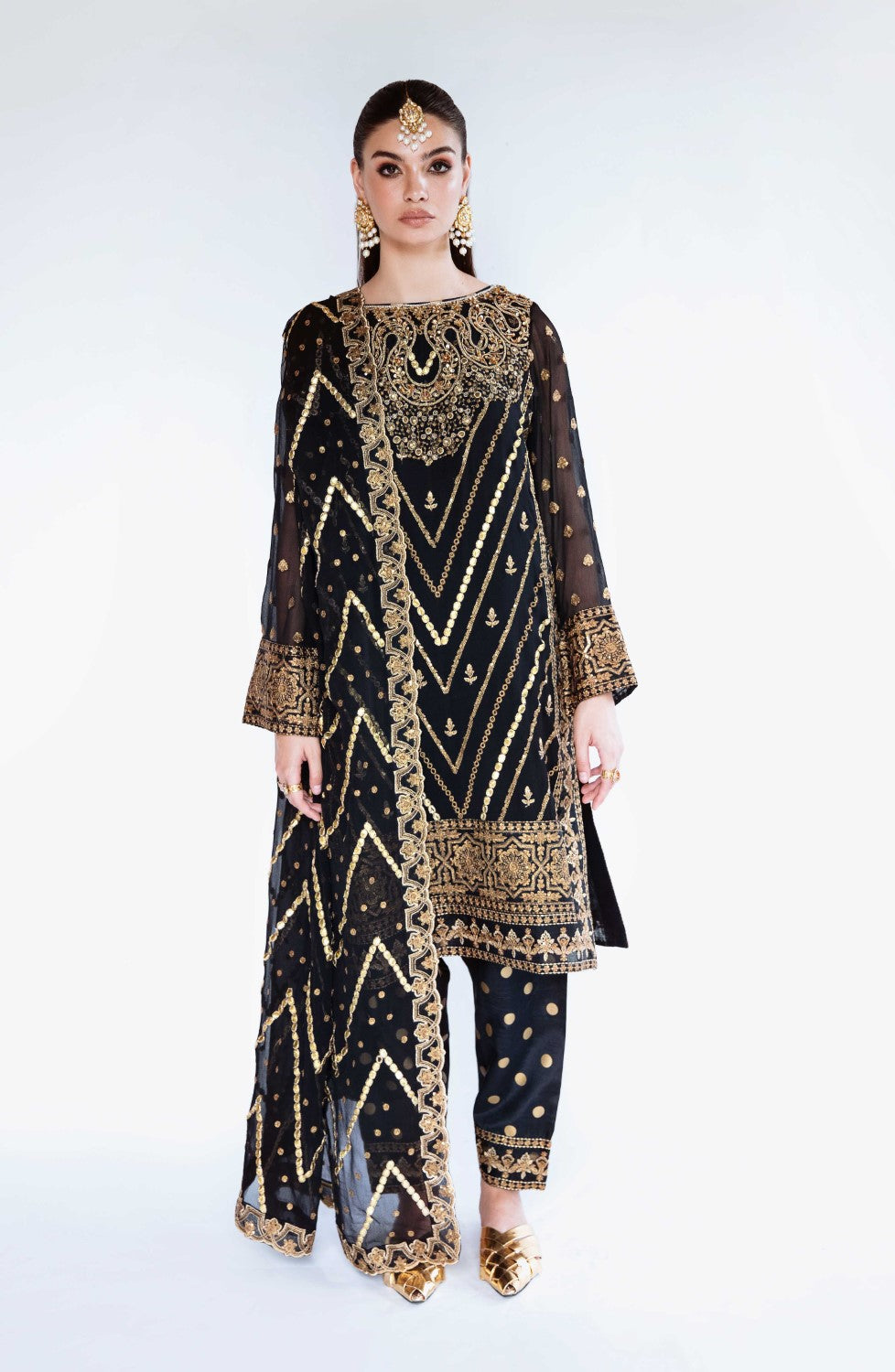 Maryum N Maria | Azal Formals | CHIFFON ANGELIEN - FS40012 - House Of Hania