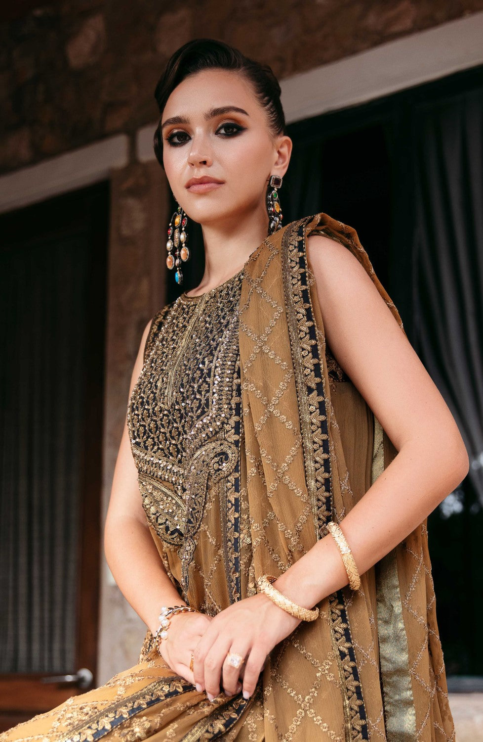 Maryum N Maria | Azal Formals | CHIFFON ARABELLA - FS40013 - House Of Hania
