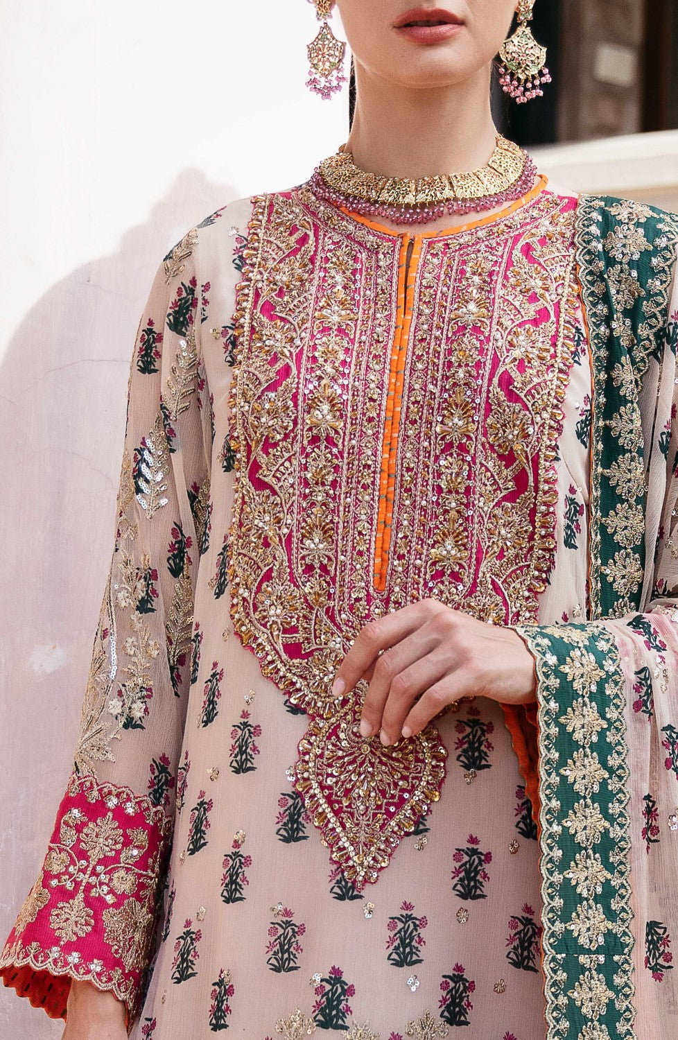 Maryum N Maria | Azal Formals | CHIFFON BIBI - FS40017 - House Of Hania