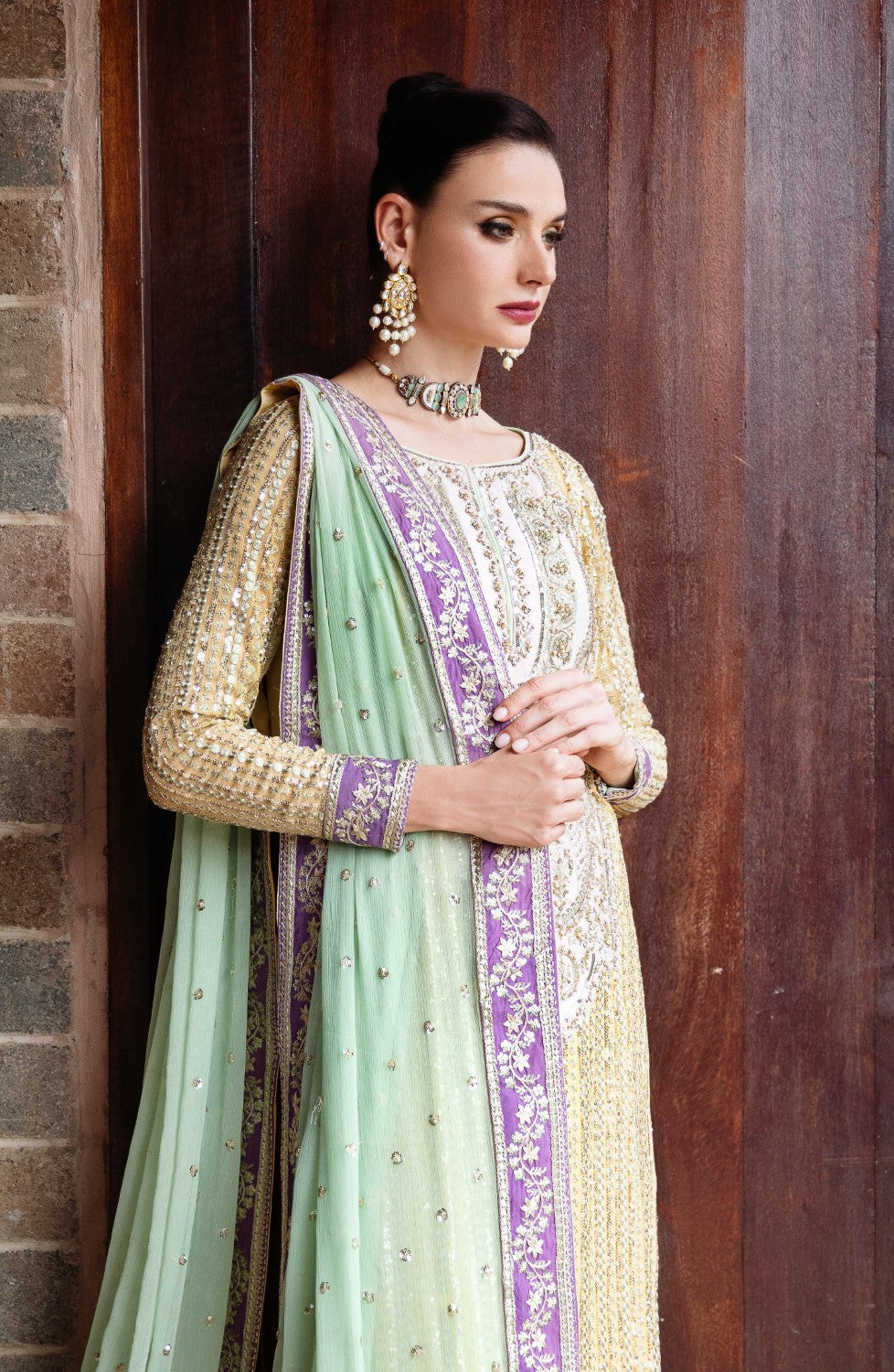 Maryum N Maria | Azal Formals | CHIFFON DAEL - FS40011 - House Of Hania