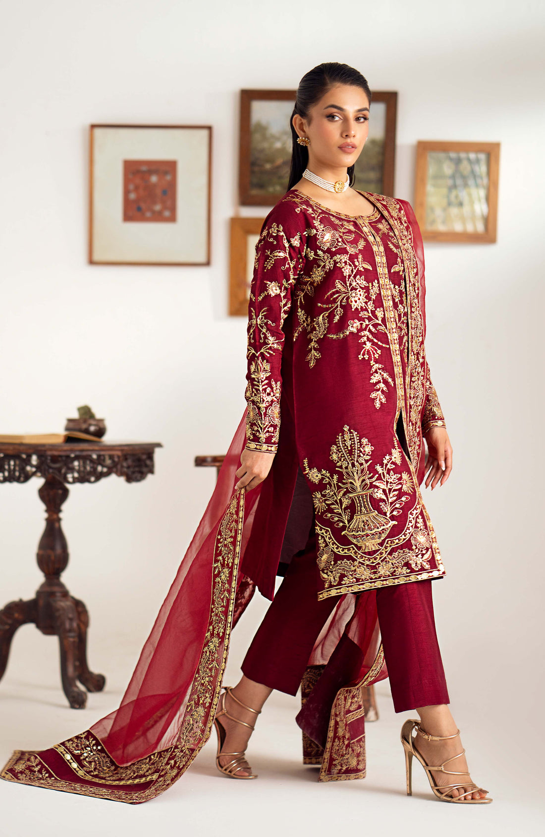 Maryum N Maria | Dastan Formals | ROSELA - MS40023 - House Of Hania
