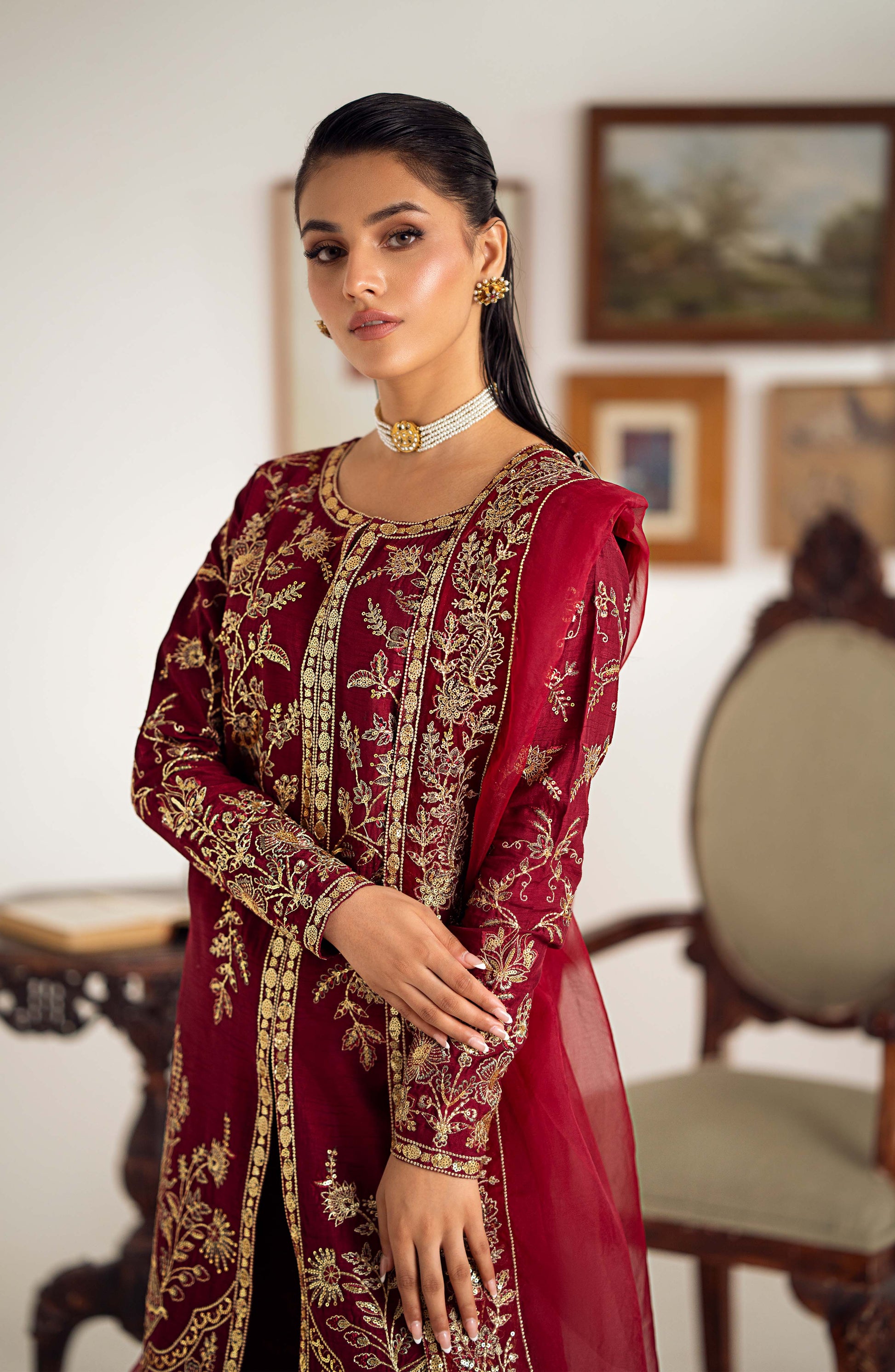Maryum N Maria | Dastan Formals | ROSELA - MS40023 - House Of Hania